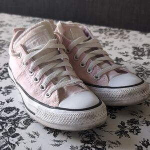Pink Canvas Sneakers